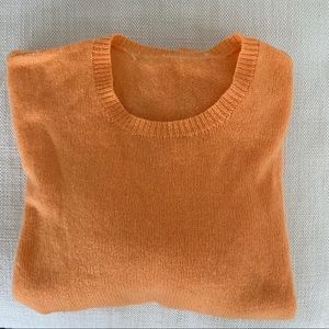 Vintage Orange Cashmere Sweater